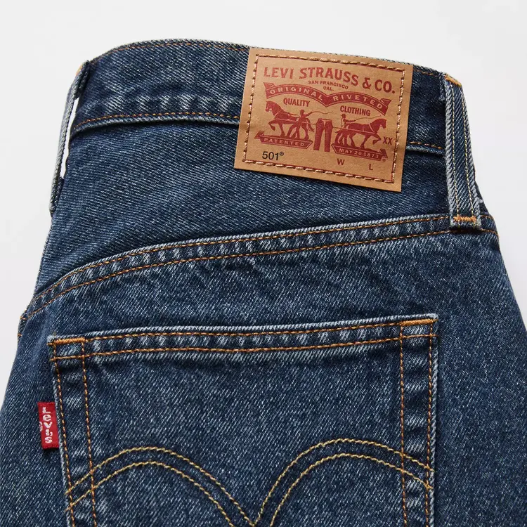 Levi's 501 Mid Thigh Shorts | Pleased To Meet You  Blue