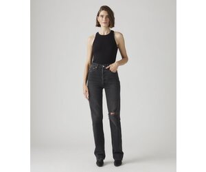 Levis Ribcage Full Length Broken Sunset | Black - The Choice Shop