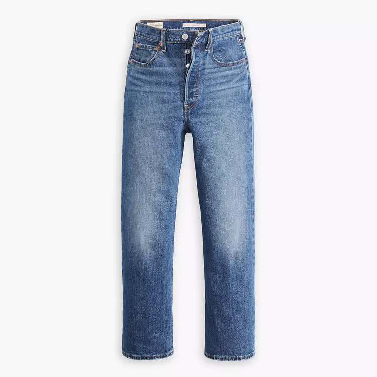 Levi's Ribcage Straight Ankle Jeans | On My Honor  Dark Wash