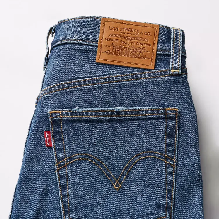 Levi's Ribcage Straight Ankle Jeans | On My Honor  Dark Wash