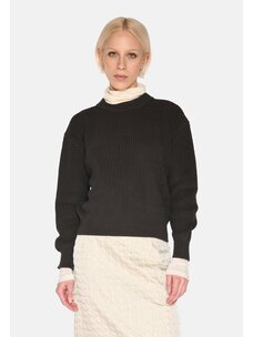 Minimum Mikala Jumper G006 GOTS | Black Ink