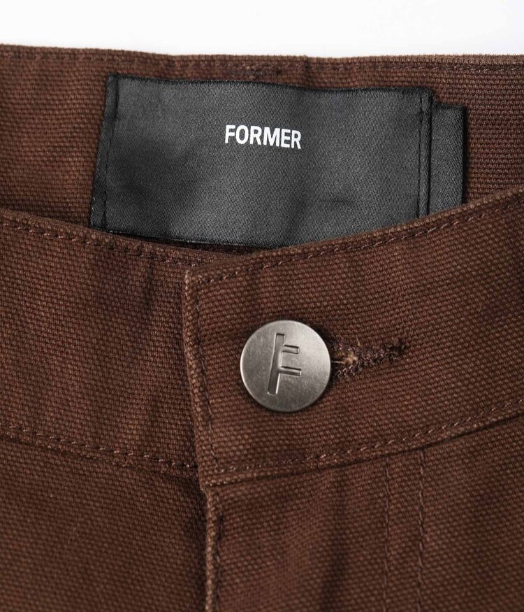 Former Former Vt Canvas Distend Carpenter Pant | Brown