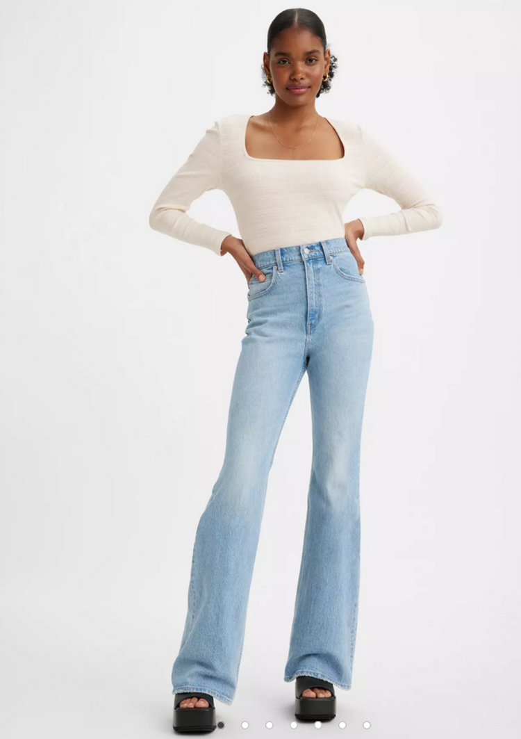 Levi's 70'S High Flare Jeans | Light Indigo