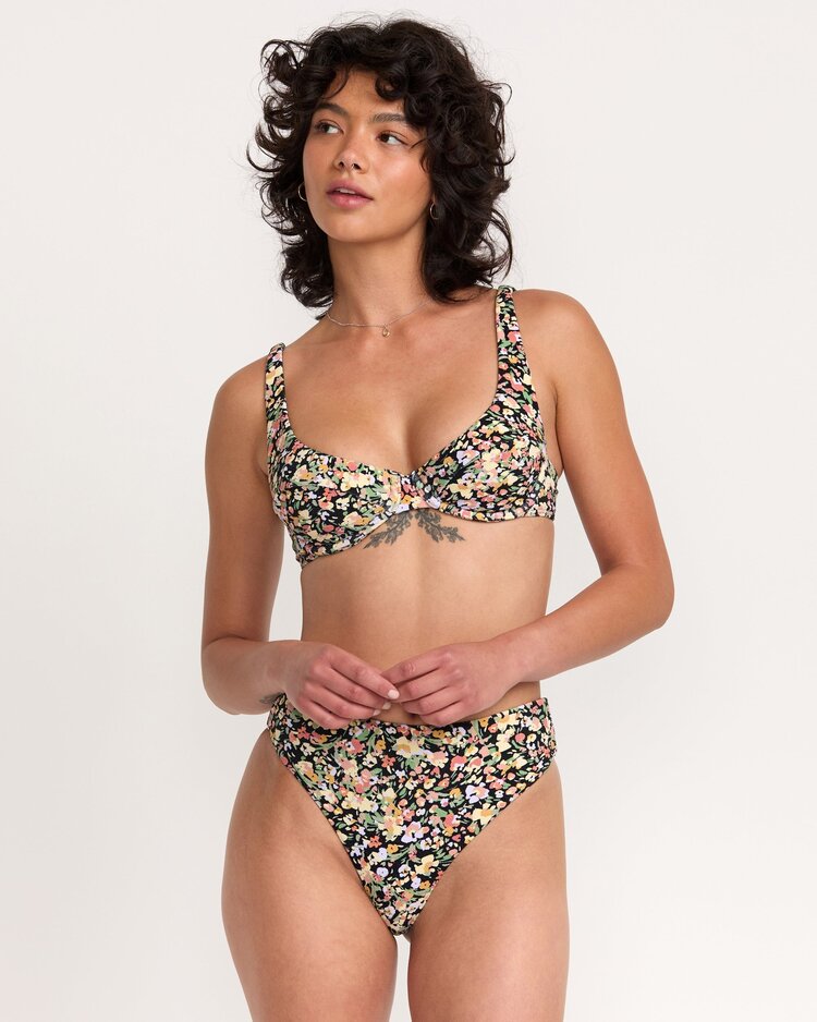 RVCA Quincy Underwire Bikini Top | Multi