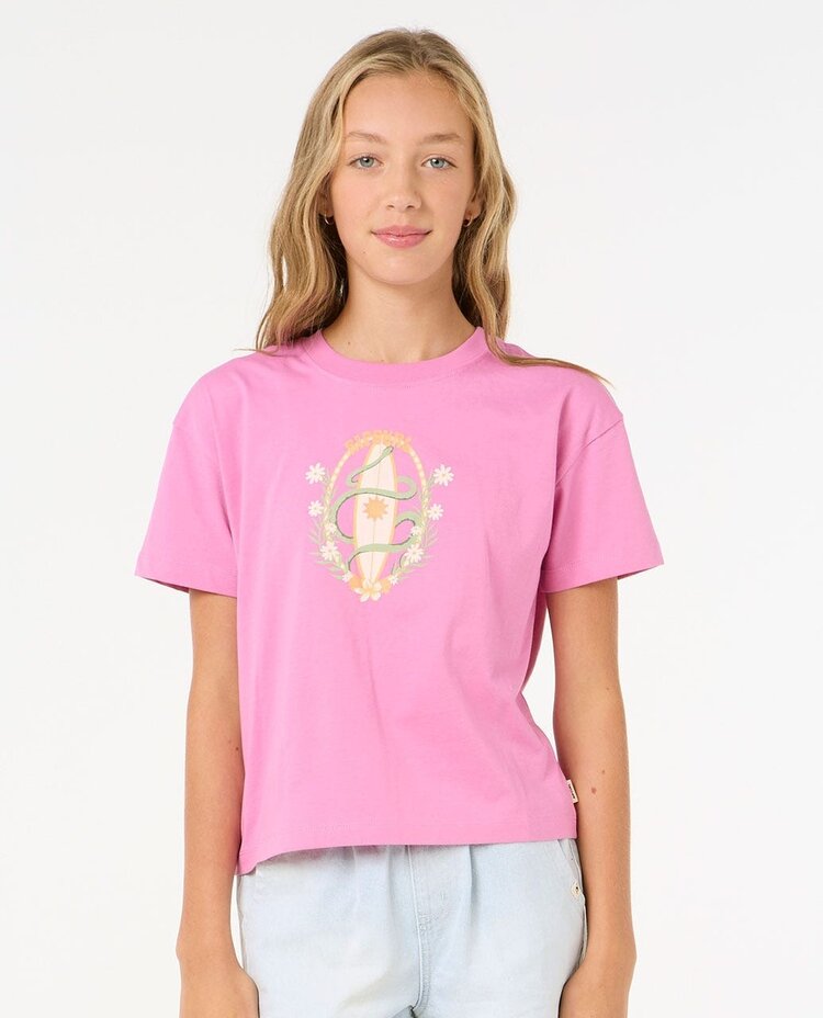 Rip Curl Rip Curl Island Surf Crop  Girl | Pink