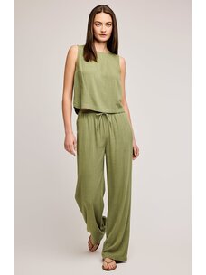 Gentle Fawn Finley Linen Pant | Matcha