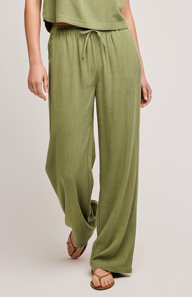 Gentle Fawn Finley Linen Pant | Matcha