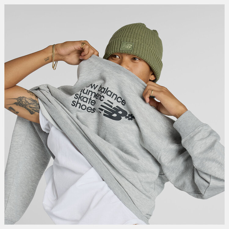 New Balance New Balance Numeric French Terry Crew | Athletic Grey