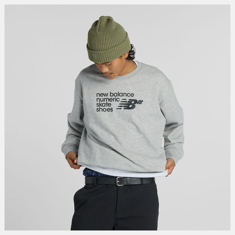 New Balance New Balance Numeric French Terry Crew | Athletic Grey