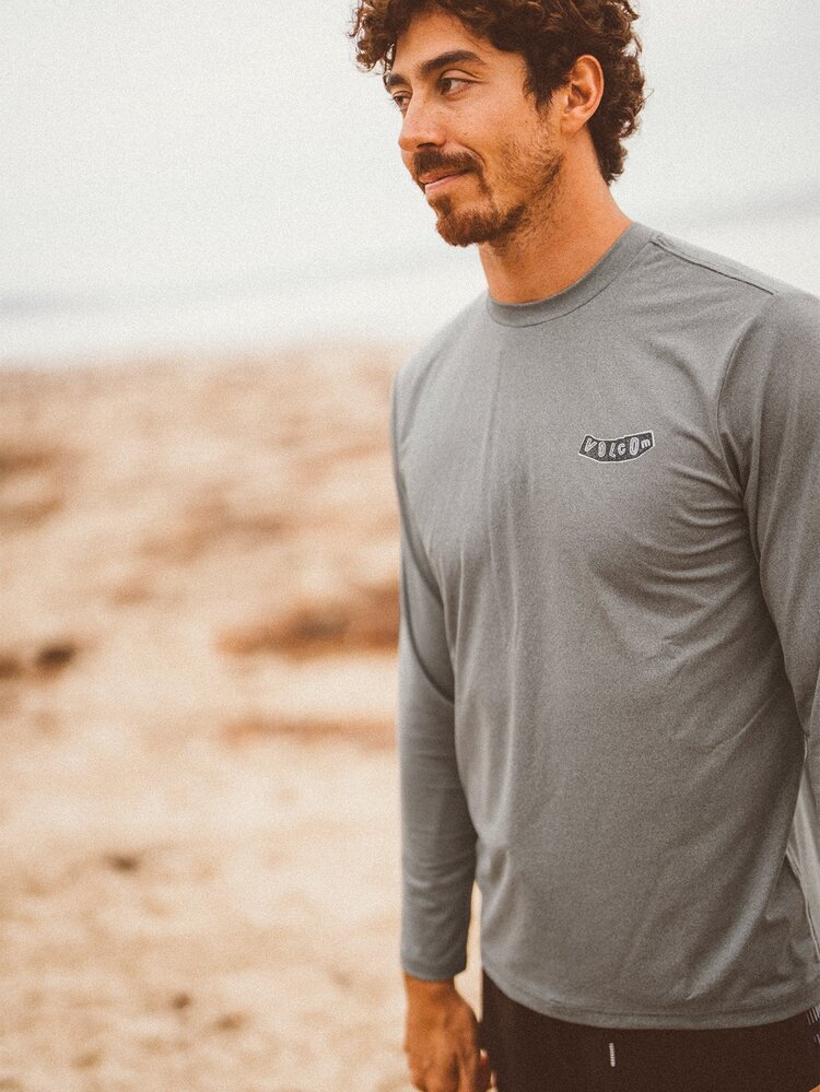 Volcom Stone Pistol Ls | Heather Grey