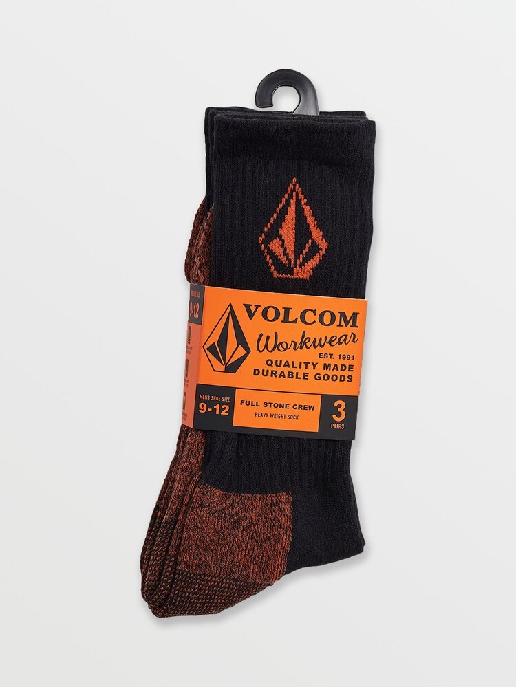 Volcom Volcom Volcom Workwear Sock 3Pk | Black