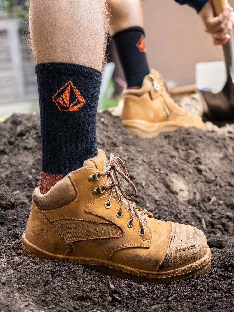 Volcom Volcom Volcom Workwear Sock 3Pk | Black