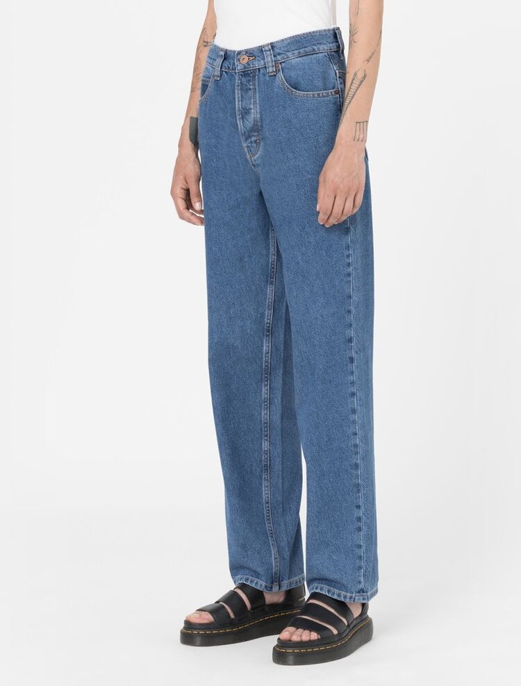 Dickies Dickies Womens Thomasville Denim Trousers | Classic blue