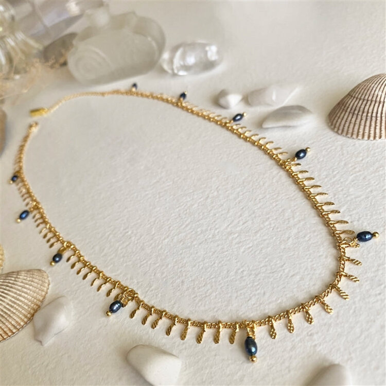 Pika & Bear Pika & Bear Notus Gold Paddle Chain Necklace | Gold