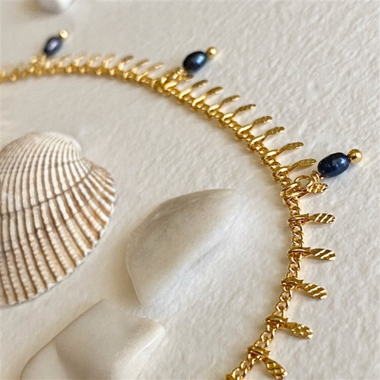 Pika & Bear Pika & Bear Notus Gold Paddle Chain Necklace | Gold