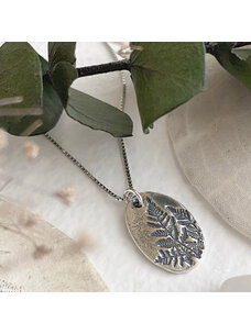 Pika & Bear Pika & Bear Decipiens Old Growth Fern Necklace | Sterling Silver