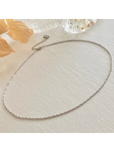 Pika & Bear Pika & Bear Dna Intricate Dna Chain Necklace | Silver