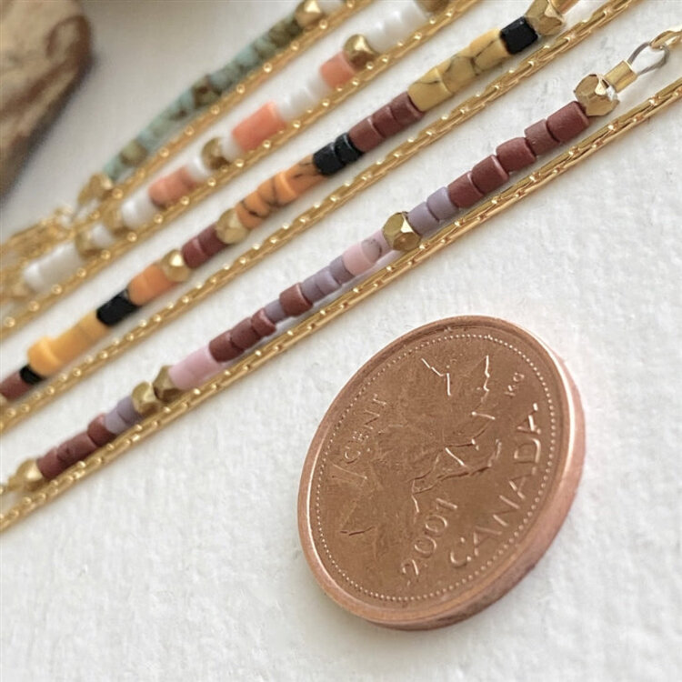 Pika & Bear Pika & Bear Thomson Handbeaded Bracelet | Turquoise