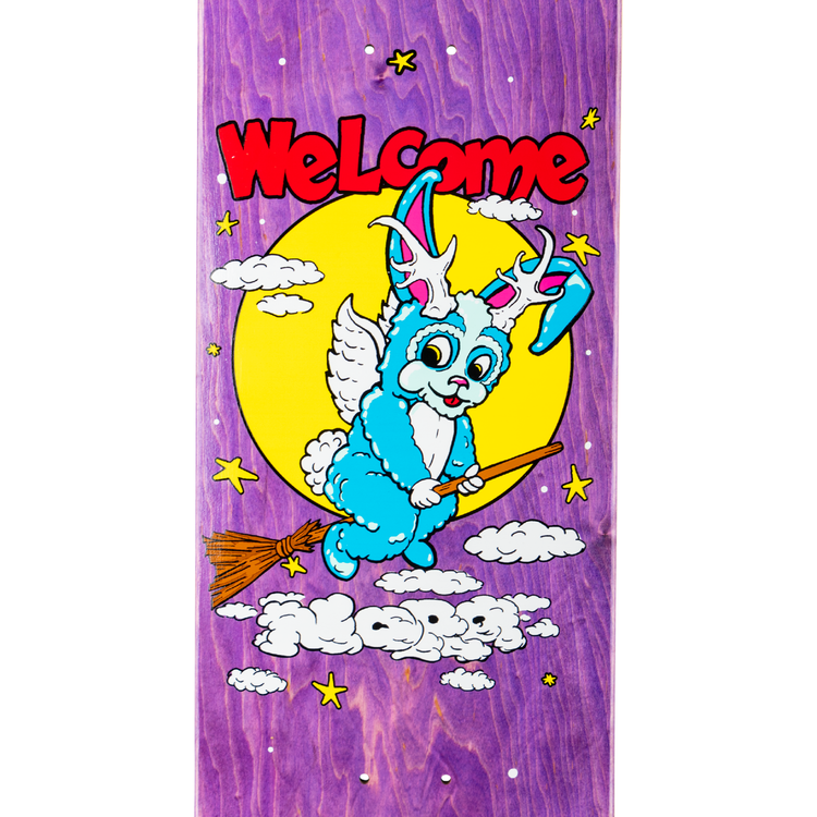 Welcome Welcome Nora Vasconcellos Full Moon on Popsicle Deck | Purple Stain 8.5