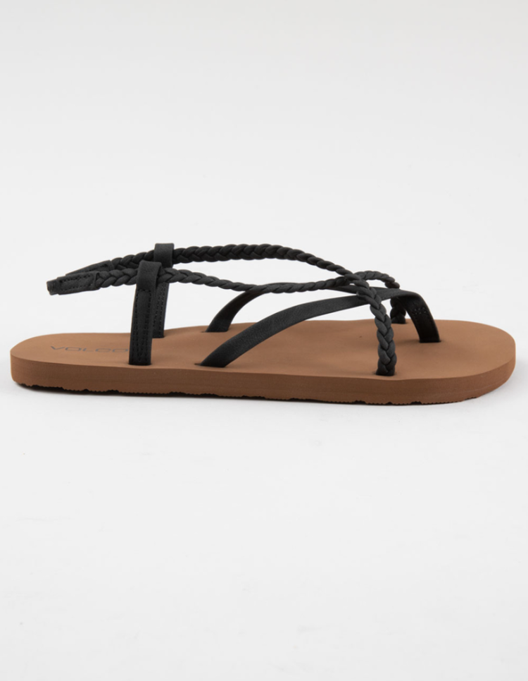 Volcom Thriller Sandals | Black