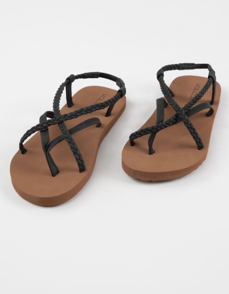 Volcom Thriller Sandals | Black