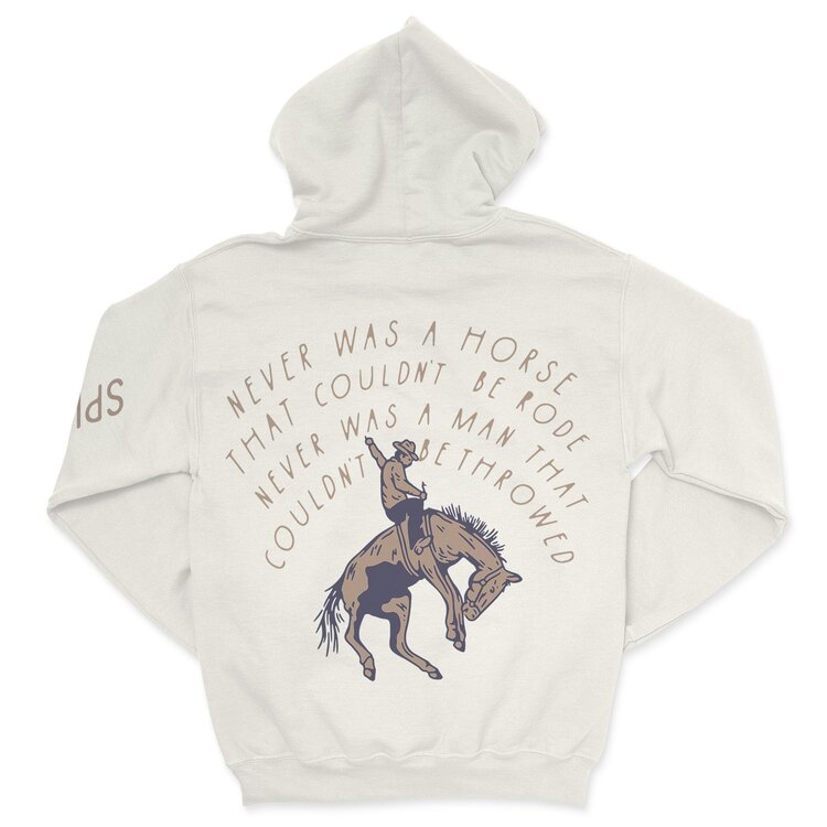 Sendero Provisions Co. Sendero Never Was A Horse Hoodie | Vintage White