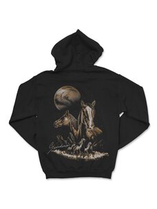 Sendero Provisions Co. Midnight Riders Hoodie | Vintage Black