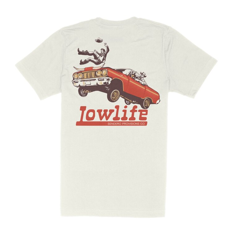 Sendero Provisions Co. Lowlife T-Shirt | Vintage White