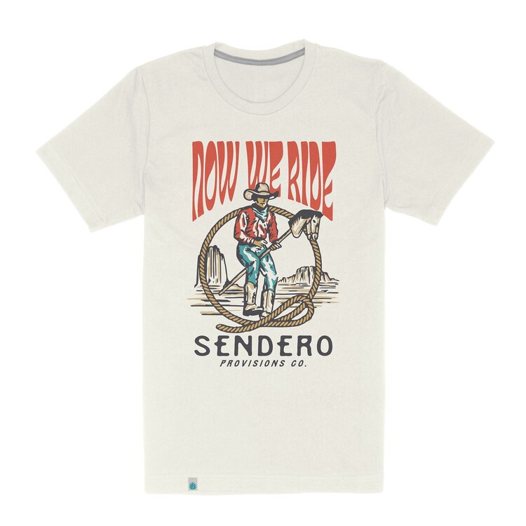 Sendero Provisions Co. Sendero Stick Horse T-Shirt | Vintage White