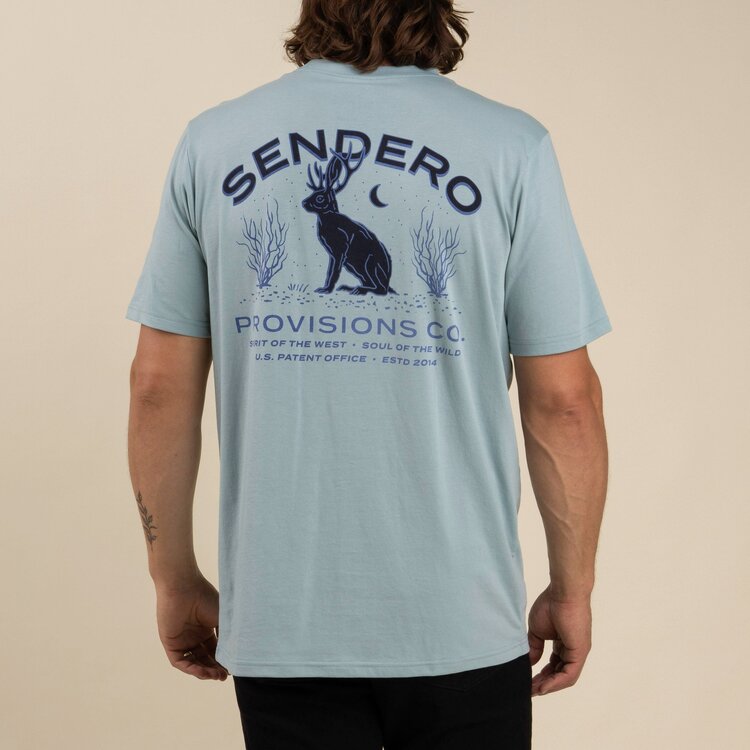 Sendero Provisions Co. Sendero Jackalope Pocket Tee | Sterling Blue