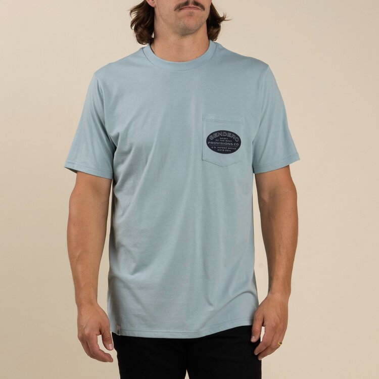 Sendero Provisions Co. Sendero Jackalope Pocket Tee | Sterling Blue