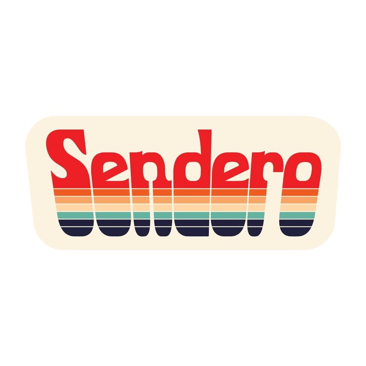 Sendero Provisions Co. Sendero Retro Logo Sticker