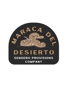 Sendero Provisions Co. Rattlesnake Sticker