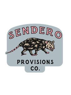 Sendero Provisions Co. Sendero Opossum Sticker | Blue