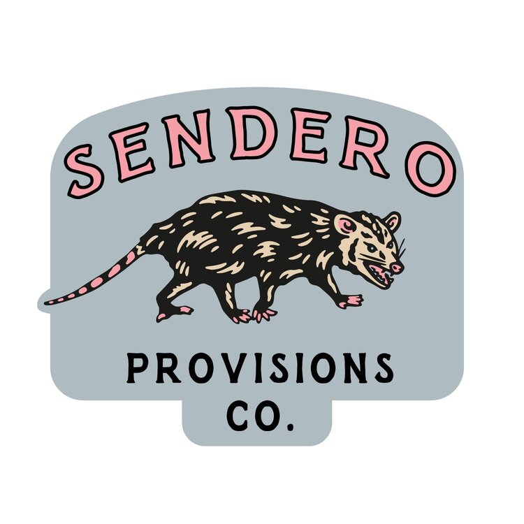 Sendero Provisions Co. Sendero Opossum Sticker | Blue
