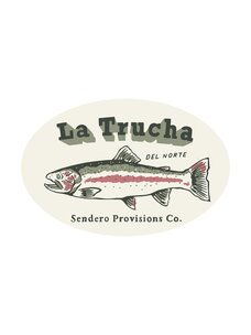 Sendero Provisions Co. Sendero Del Norte  Sticker | White