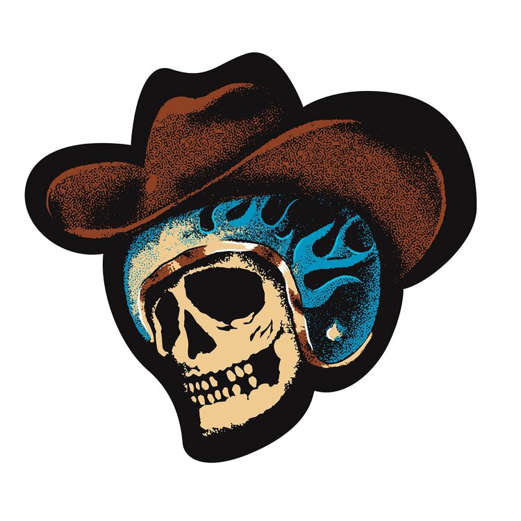 Sendero Provisions Co. Die To Ride Sticker | Tan