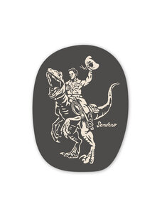 Sendero Provisions Co. Sendero Velociwrangler Sticker | Gray