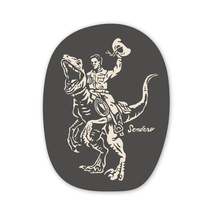 Sendero Provisions Co. Sendero Velociwrangler Sticker | Gray