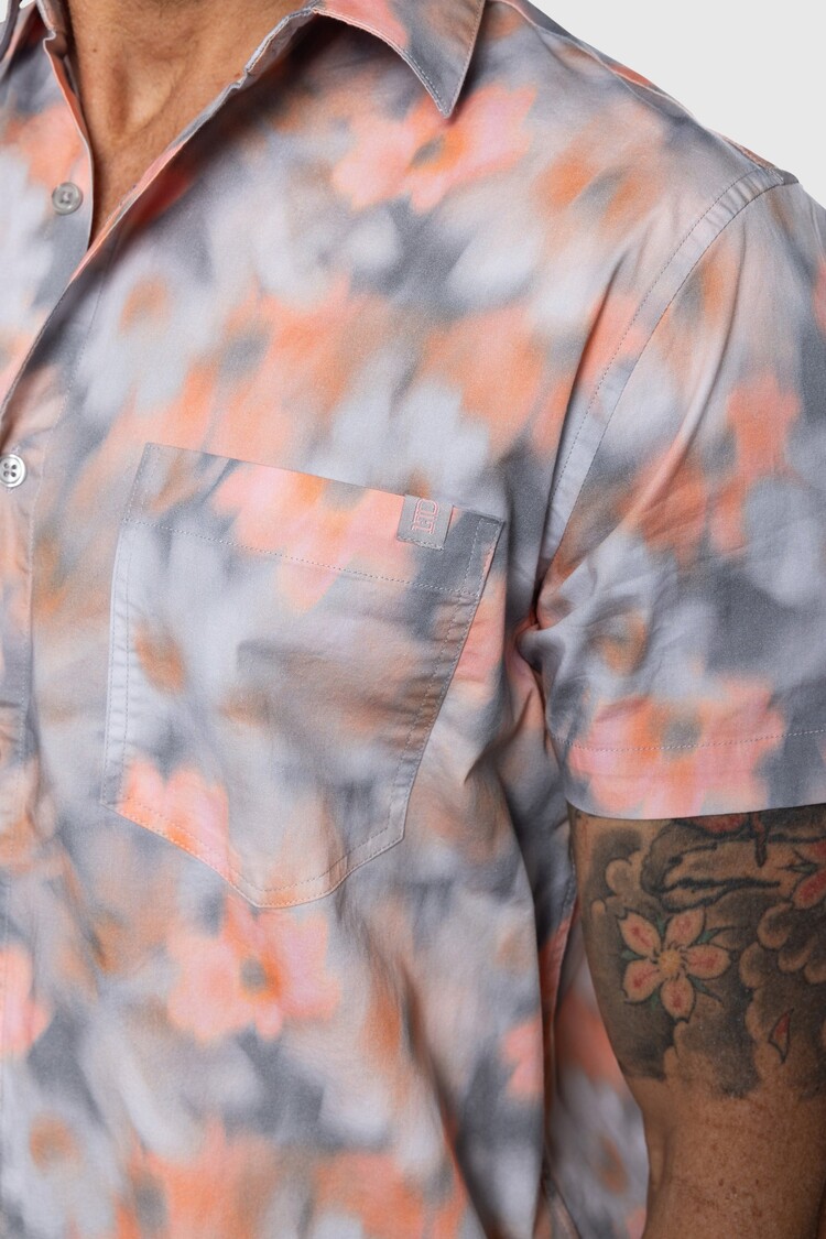 TEAMLTD Classic Button Up | Blurred Floral