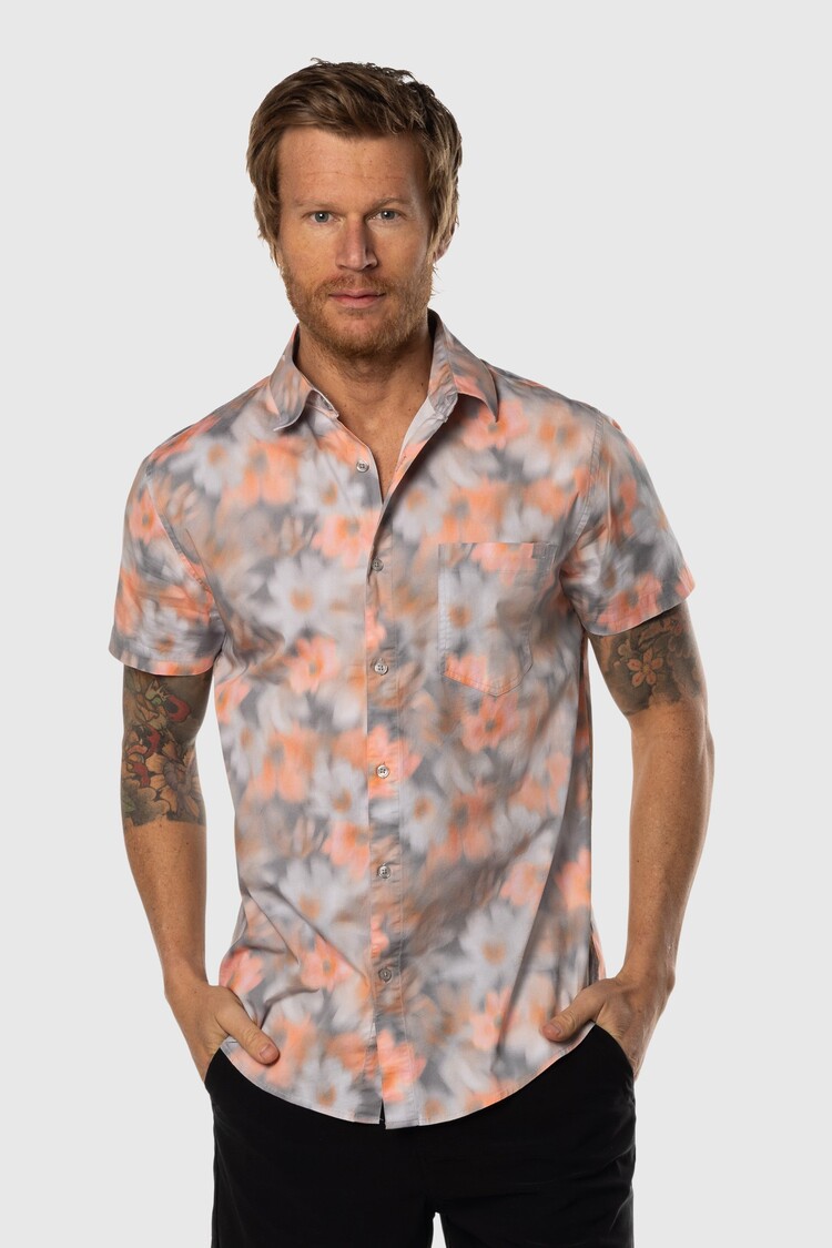 TEAMLTD Classic Button Up | Blurred Floral