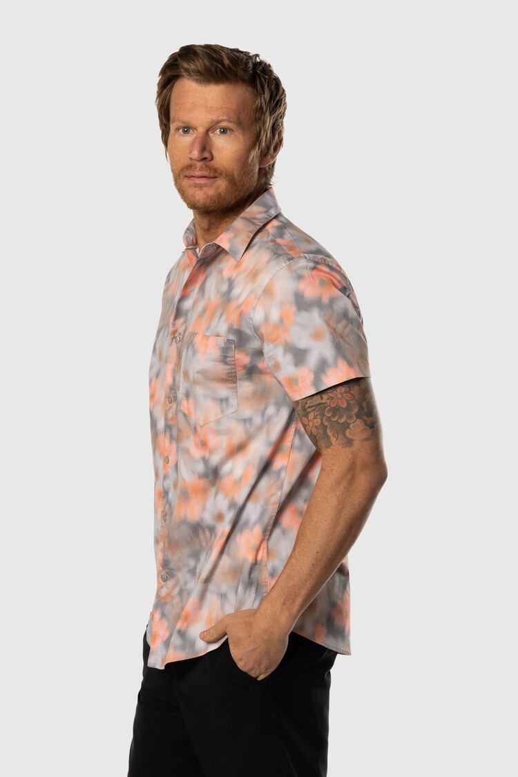 TEAMLTD Classic Button Up | Blurred Floral