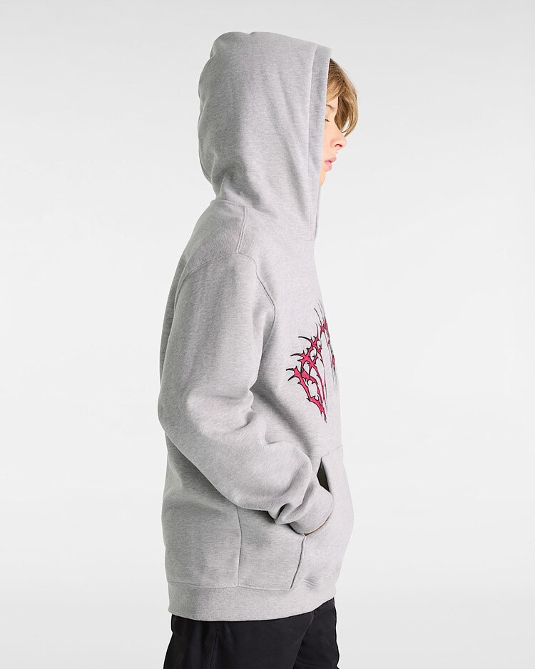Vans Vans Boys Metal Arch Loose Pullover | Cement Heather Grey