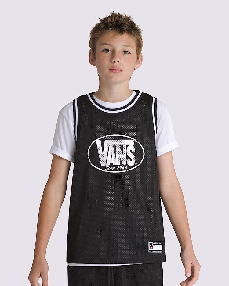 Vans Vans Boys Classic Oval Basketball Tank | Black