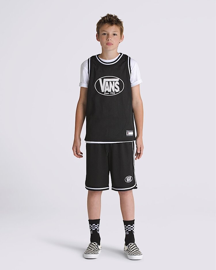 Vans Vans Boys Classic Oval Basketball Tank | Black