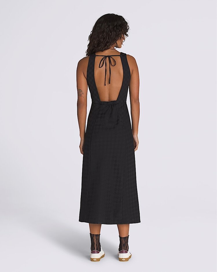 Vans Sandra Checkerboard Slip Dress | Black