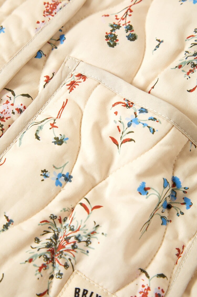Brixton Brixton Field Floral Quilted Vest | WhitecapHazelnutDitsy Floral