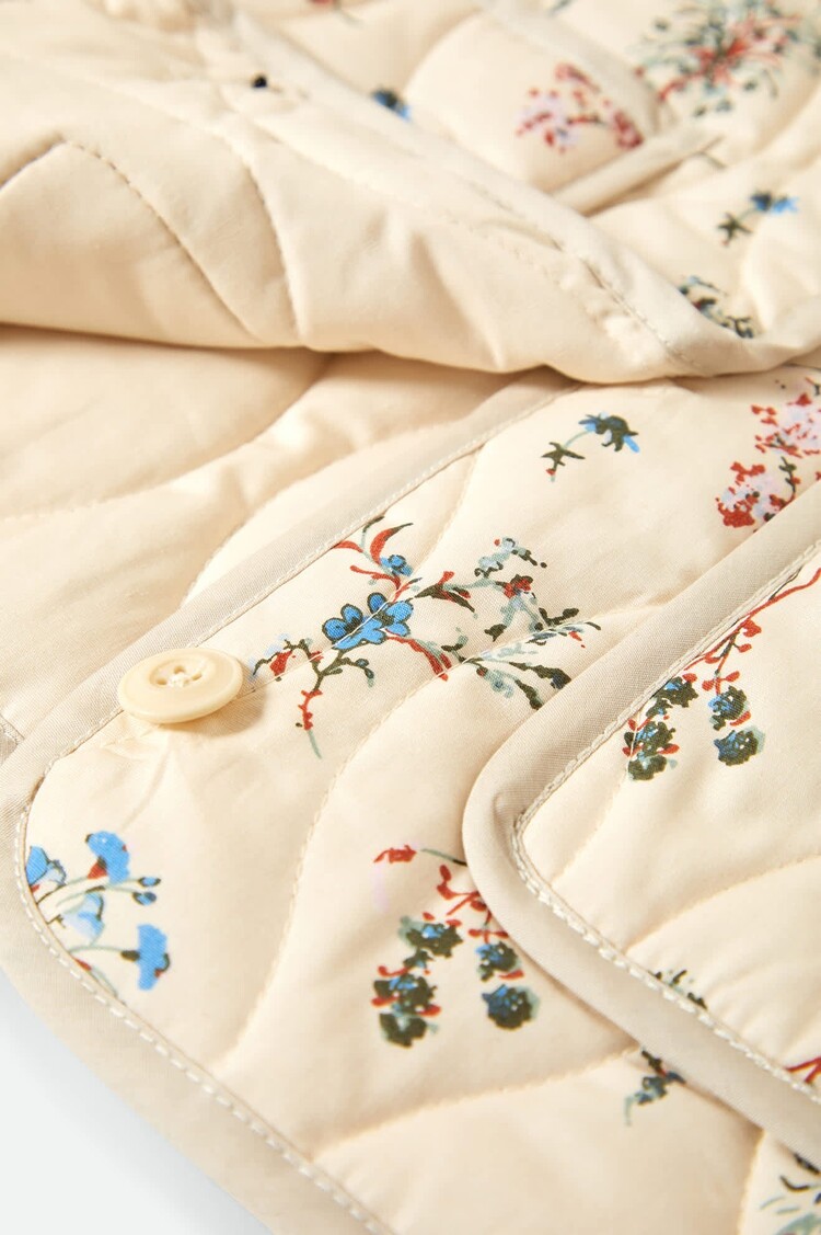 Brixton Brixton Field Floral Quilted Vest | WhitecapHazelnutDitsy Floral