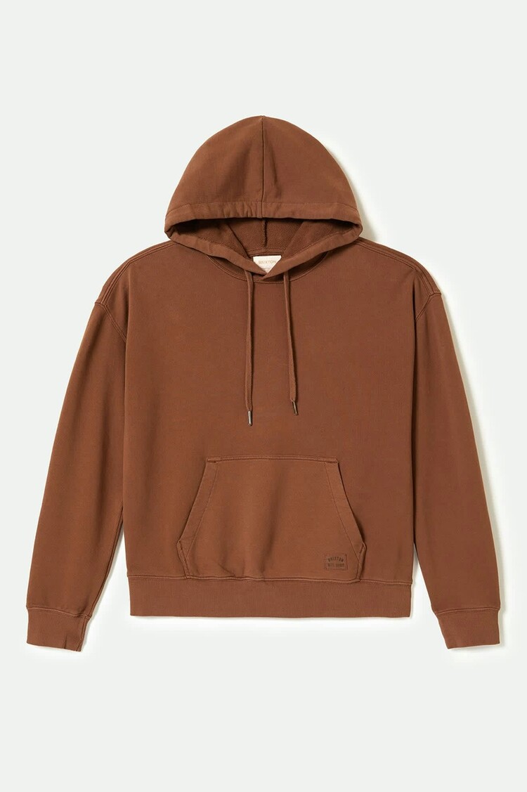 Brixton Cross Loop French Terry Hoodie | Pinecone Brown