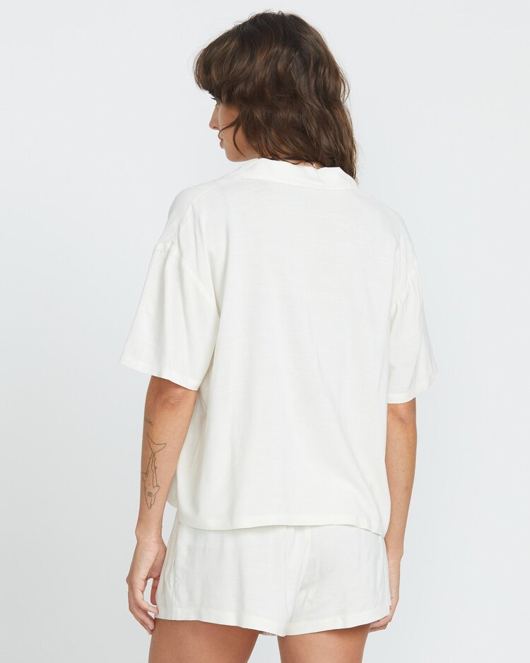 Volcom Sun Stunner Short Sleeve | Bone